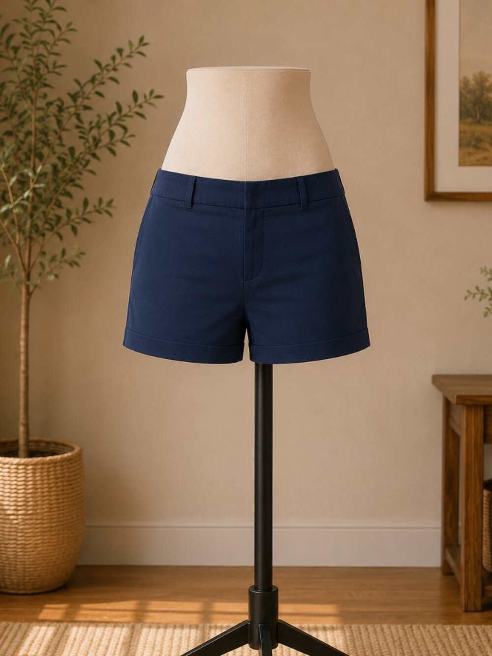 New York & Company Navy Women's Shorts